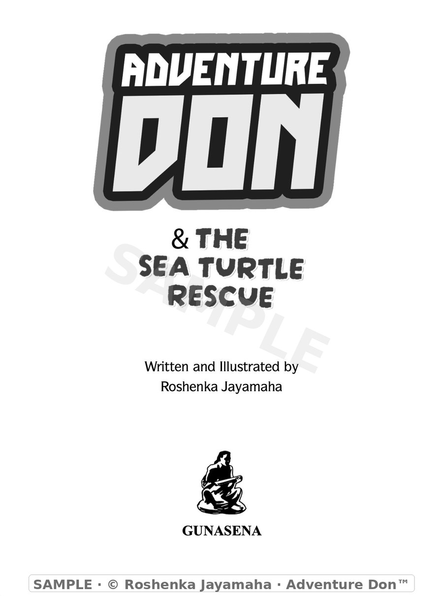 Adventure Don & the Sea Turtle Rescue — title page